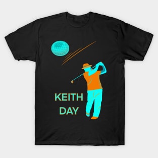 KEITH DAY NOVEMBER 7 RETRO STYLE GOLFER T-Shirt